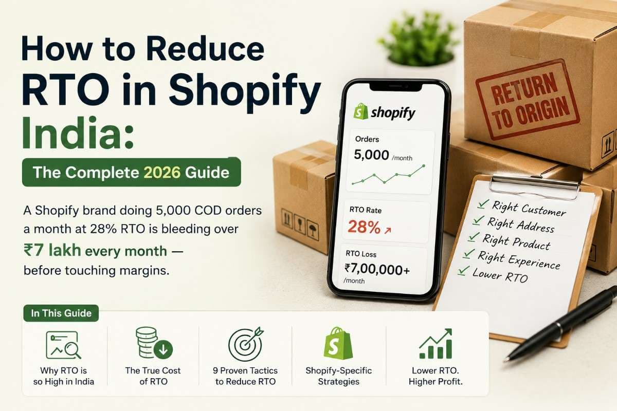 How to Reduce RTO in Shopify India: The Complete 2026 Guide