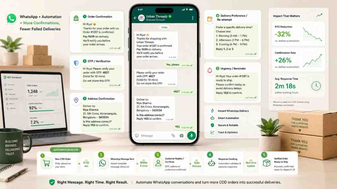 WhatsApp COD Confirmation Templates That Actually Convert