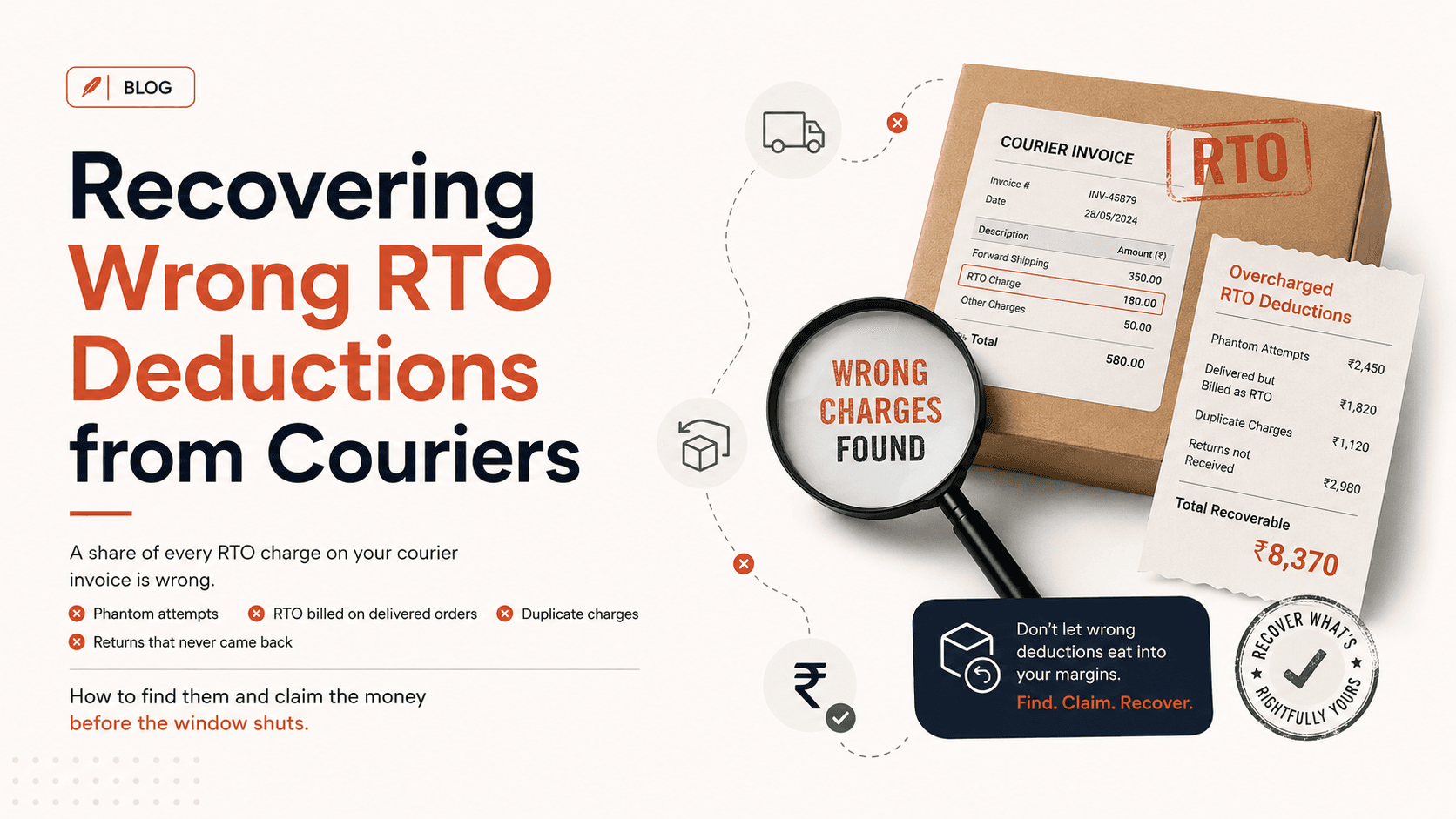 Recovering Wrong RTO Deductions from Couriers